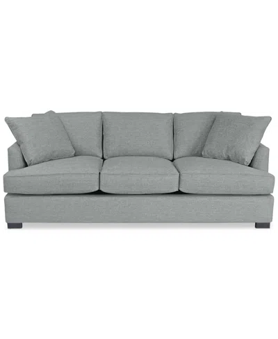 Macy's Nightford 89" Fabric Extra-large Sofa, Created For  In Gray