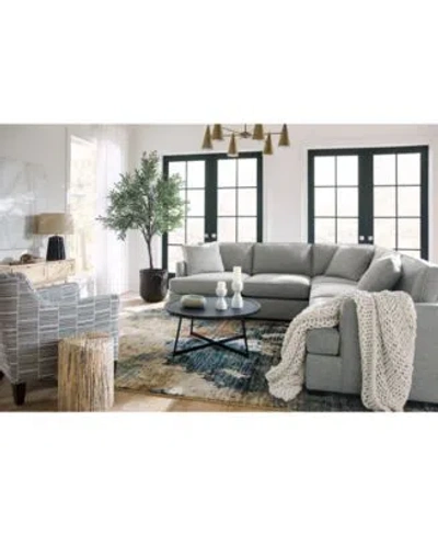 Macy's Nightford Fabric Sectional Collection Created For Macys In Doblin Denim
