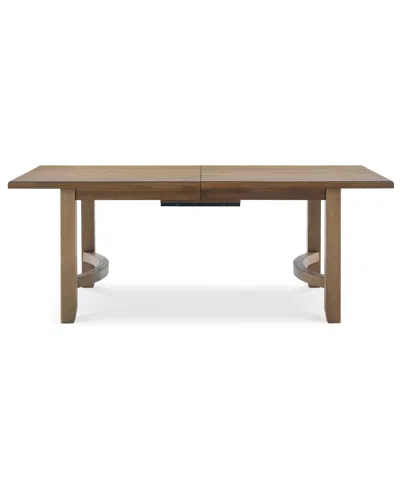 Macy's Nordic Dining Table In Brown