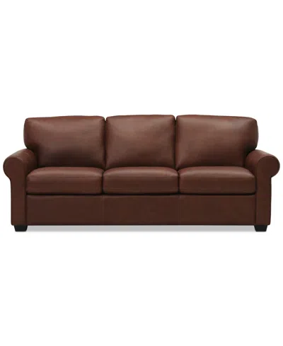 Macy's Norley Leather Sofa, Created For
