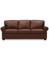 Macy's Norley Leather Sofa, Created For