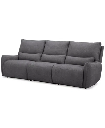 MACY'S OLPER 3-PC. FABRIC ZERO WALL SECTIONAL POWER MOTION SOFA, CREATED FOR MACY'S