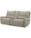 MACY'S OLPER 3-PC. FABRIC ZERO WALL SECTIONAL POWER MOTION SOFA WITH CONSOLE, CREATED FOR MACY'S