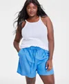 MACY'S TRENDY PLUS SIZE SCOOP-NECK CAMISOLE, CREATED FOR MACY'S