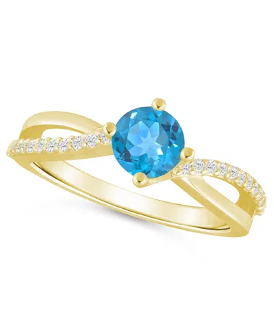 Macy's Onyx And White Diamond (1/6 Ct. T.w.) Ring In 10k White Gold