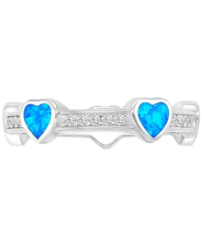 Macy's Opal (0.30 Ct. T.w.) Ring In Sterling Silver
