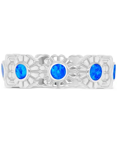 Macy's Opal (0.30 Ct. T.w.) Ring In Sterling Silver