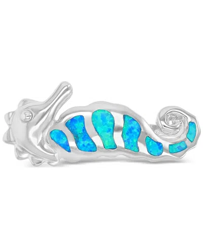 Macy's Opal Ring In Sterling Silver