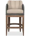 Macy's Orbit Outdoor Counter Stool In Brown