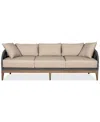 Macy's Orbit Outdoor Sofa In Brown