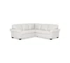 Macy's Orid 2-pc. "l"-shaped Leather Roll Arm Sectional , Created For  In White