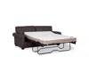 Macy's Orid 77" Full Roll Arm Leather Sleeper, Created For