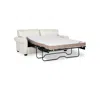 Macy's Orid 77" Full Roll Arm Leather Sleeper, Created For  In White