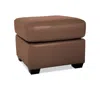 Macy's Orid Leather Ottoman, Created For  In Brown