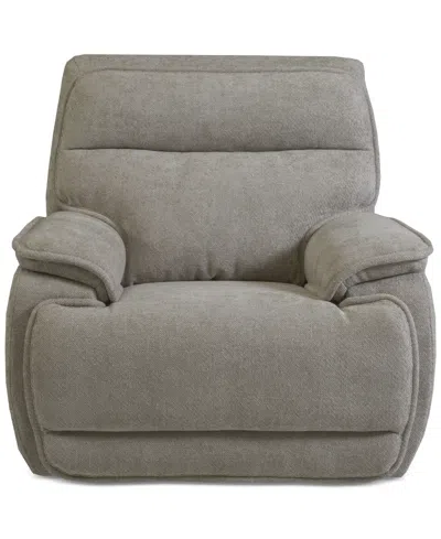 Macy's Ozryn 43" Power Motion Recliner, Exclusively At  In Gray