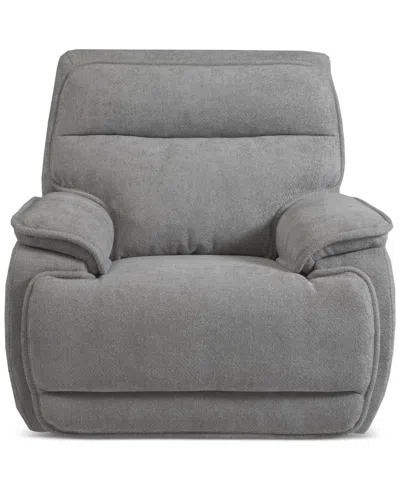 Macy's Ozryn 43" Power Motion Recliner, Exclusively At  In Gray