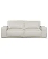 Macy's Paitlyn 2-piece Leather Sofa In Brown