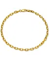 Macy's Paperclip Link Chain Bracelet In 14k Gold 9" In Yellow Gold