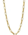 Macy's Paperclip Link Chain Necklace Collection 1 3 4mm In 14k Gold In Gold