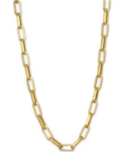 MACY'S PAPERCLIP LINK CHAIN NECKLACE COLLECTION 1 3 4MM IN 14K GOLD