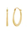 Macy's Patter Hoop Earrings In 14k Yellow Gold In Gold