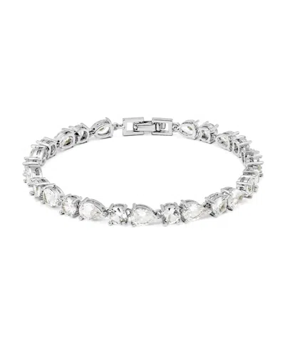 Macy's Pear Cubic Zirconia Link Bracelet In Metallic