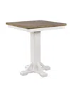 Macy's Peighton 42" Height Pub Table In White Washed Brown