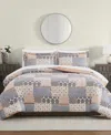 Macy's Pem America Francesca Patchwork 3-pc. Comforter Sets In Brown