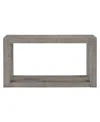 Macy's Pinedale 54" Wood Sofa Table In Grey