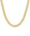 Macy's Lightweight Polished Curb Chain Necklace 22" In 10k Yellow Gold In 10k Yellow Gold