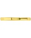 Macy's Polished Finish Dome Comfort Fit Narrow Stack Band In Gold