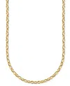 Macy's Polished Rolo Link 18" Chain Necklace In 10k Gold In Gold