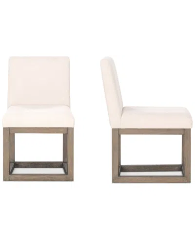 Macy's Portmore 2 Pc Side Chair, Created For  In Brown