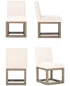 Macy's Portmore 4 Pc Side Chair, Created For  In Brown