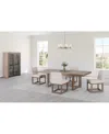Macy's Portmore 5 Pc Rectangular Set (table & 4 Side Chairs), Created For  In Brown