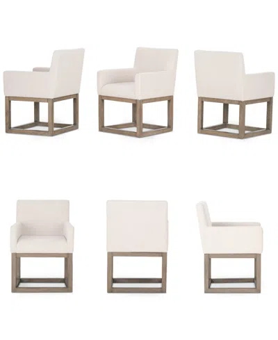 Macy's Portmore 6 Pc Arm Chair, Created For  In Brown