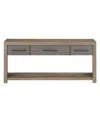 MACY'S PORTMORE 60" WOOD CONSOLE TV STAND