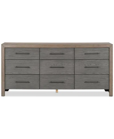 Macy's Portmore 9-drawer Dresser (with Soft Close Drawers), Created For  In Brown