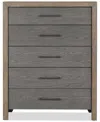 Macy's Portmore Chest (with Soft Close Drawers), Created For  In Brown
