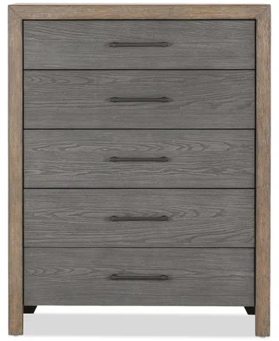 Macy's Portmore Chest (with Soft Close Drawers), Created For  In Brown