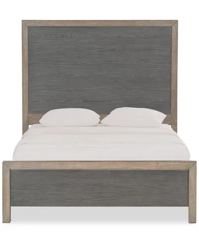 Macy's Portmore King Panel Bed, Created For  In Brown