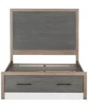 Macy's Portmore King Panel Storage Bed (with Soft Close Drawers), Created For  In No Color