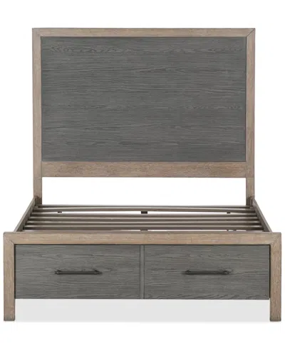 Macy's Portmore King Panel Storage Bed (with Soft Close Drawers), Created For  In No Color