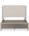 Macy's Portmore Queen Upholstered Bed, Created For  In Brown