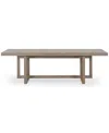 Macy's Portmore Rectangular Dining Table, Created For  In Brown