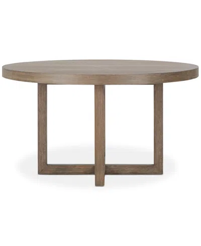 Macy's Portmore Round Dining Table, Created For  In Brown