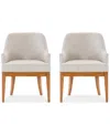 Macy's Prescott 2-pc. Dining Chair Set, Created For  In Brown