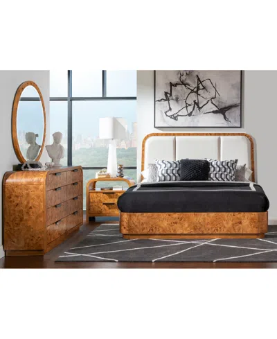 Macy's Prescott 3-pc. California King Set (bed, Dresser & Nightstand), Created For  In Brown