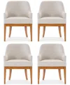 Macy's Prescott 4-pc. Dining Chair Set, Created For  In Brown