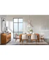 Macy's Prescott 7-pc. Dining Set (table & 6 Chairs), Created For  In Brown